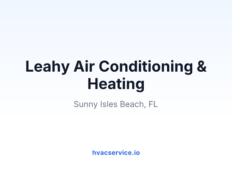 Leahy Air Conditioning & Heating