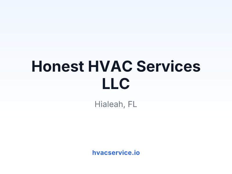 Honest HVAC Services LLC
