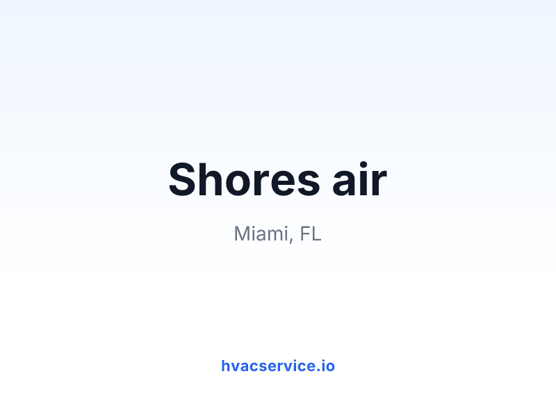 Shores air