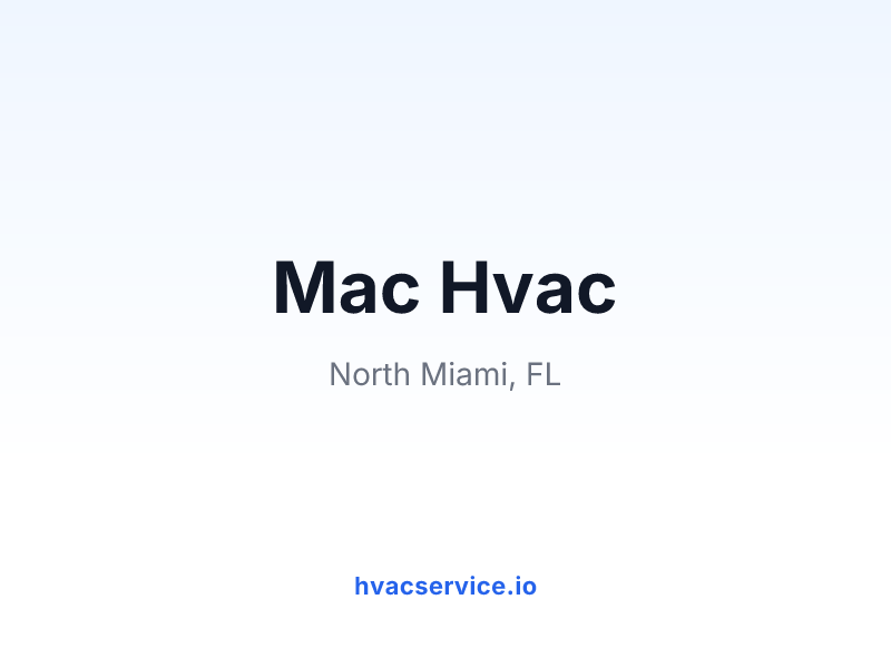 Mac Hvac