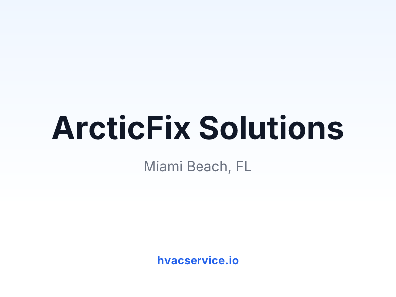ArcticFix Solutions