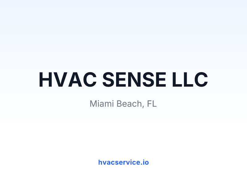 HVAC SENSE LLC