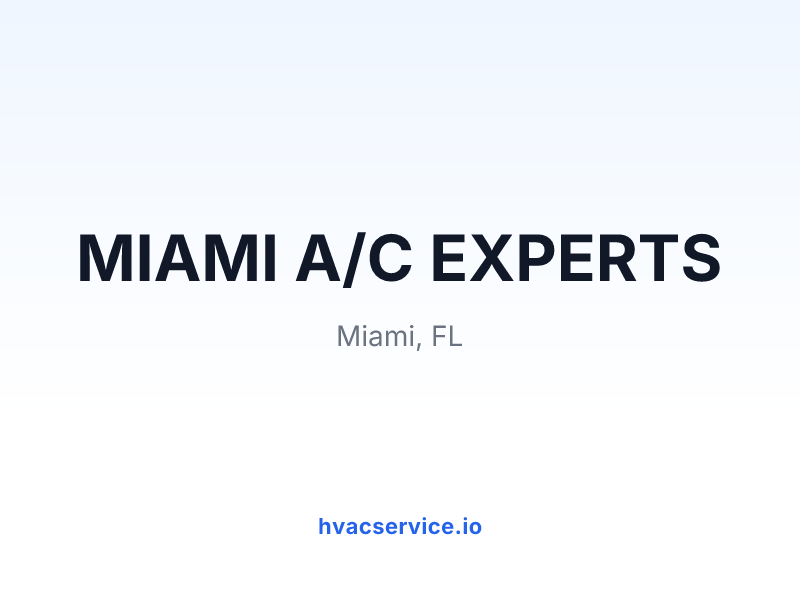 MIAMI A/C EXPERTS