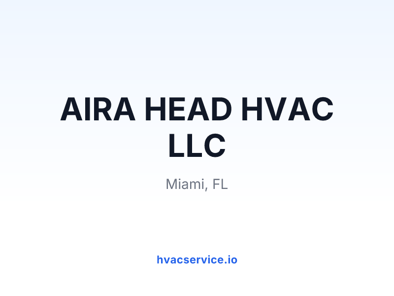 AIRA HEAD HVAC LLC