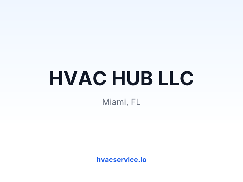 HVAC HUB LLC