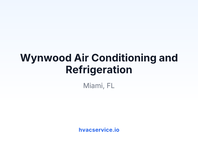 Wynwood Air Conditioning and Refrigeration