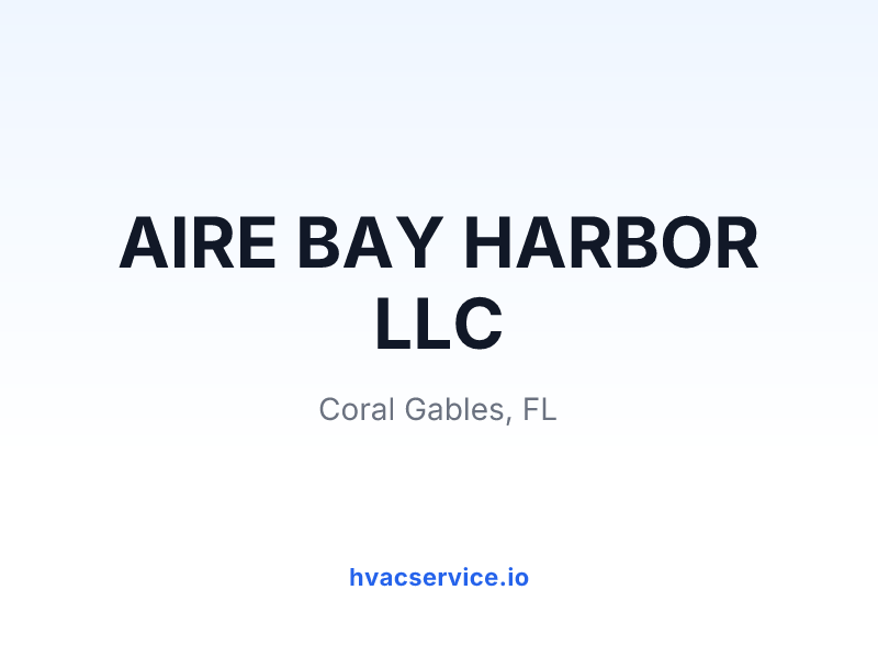 AIRE BAY HARBOR LLC