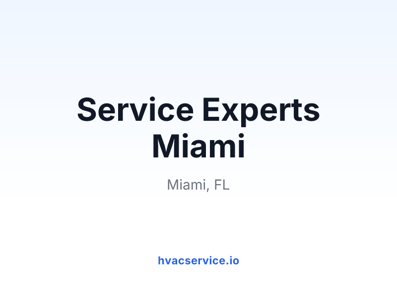 Service Experts Miami