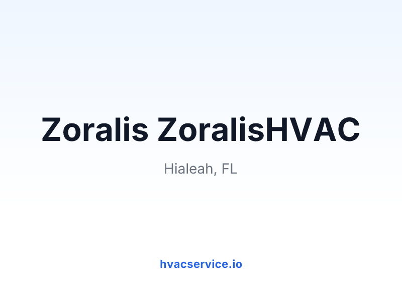 Zoralis ZoralisHVAC