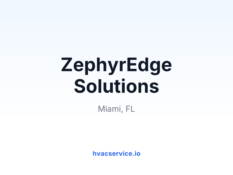 ZephyrEdge Solutions