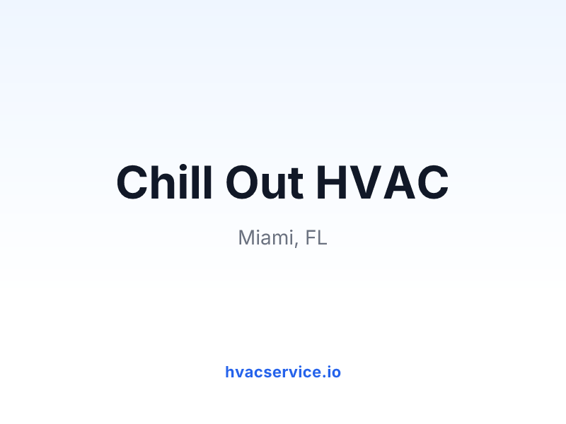 Chill Out HVAC