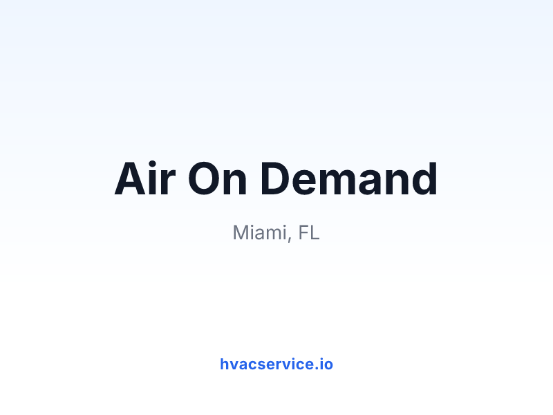 Air On Demand