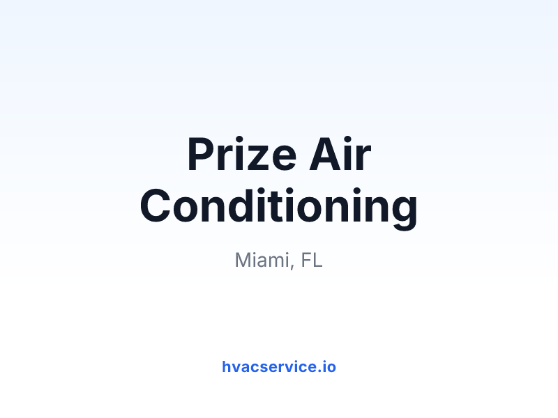 Prize Air Conditioning