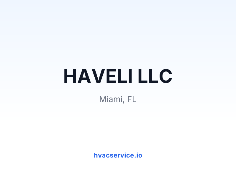 HAVELI LLC