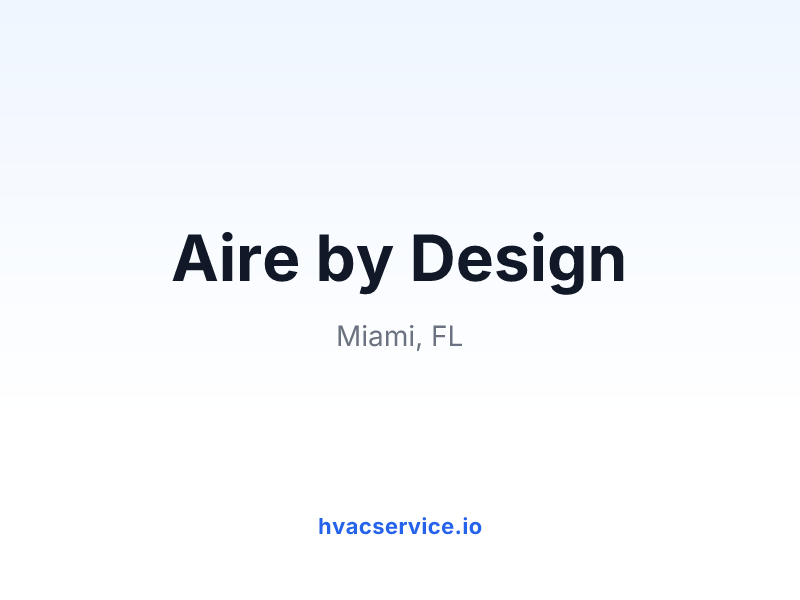 Aire by Design