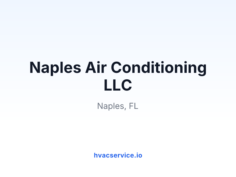 Naples Air Conditioning LLC