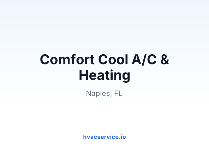 Comfort Cool A/C & Heating