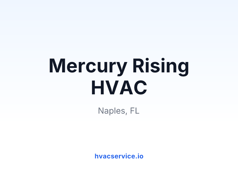 Mercury Rising HVAC