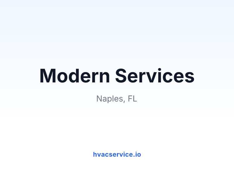 Modern Services