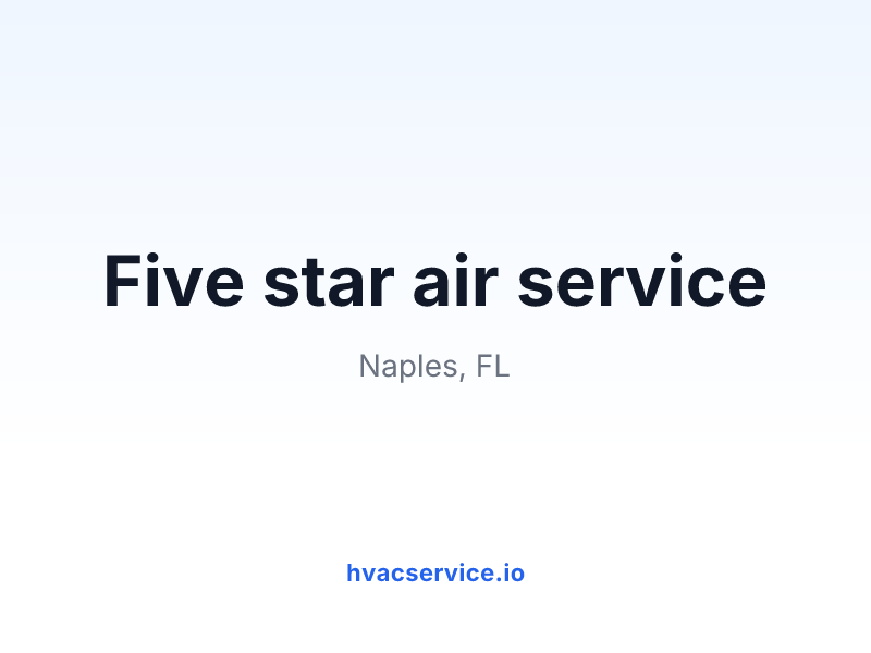 Five star air service