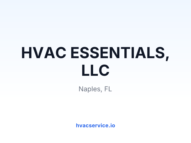HVAC ESSENTIALS, LLC