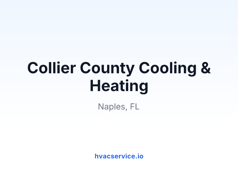 Collier County Cooling & Heating