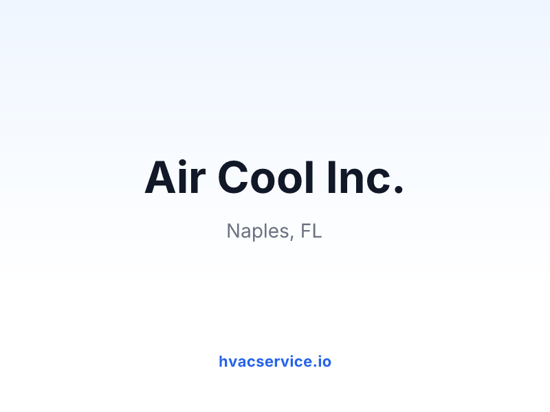 Air Cool Inc.