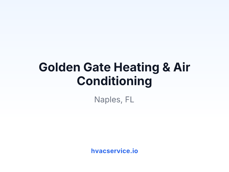 Golden Gate Heating & Air Conditioning