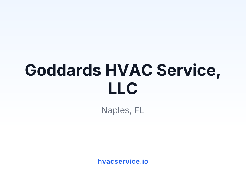 Goddards HVAC Service, LLC