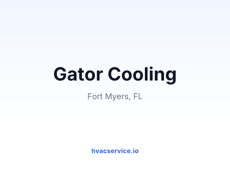Gator Cooling