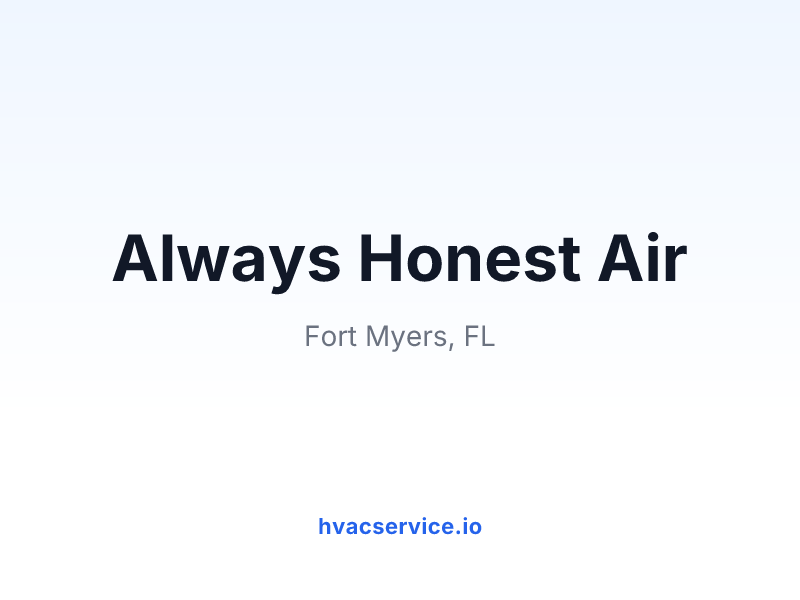 Always Honest Air