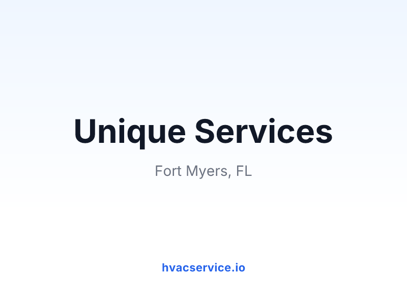 Unique Services