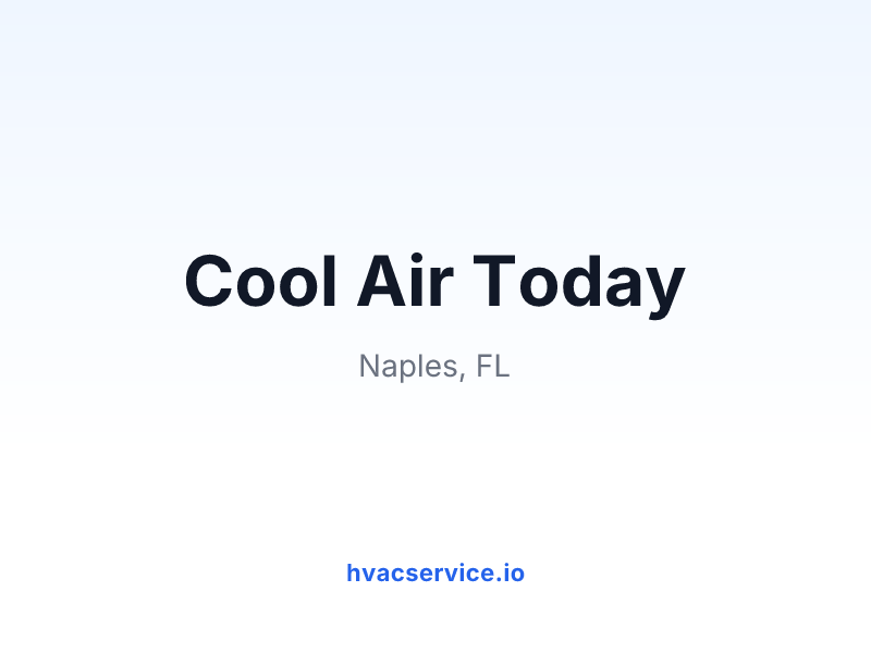 Cool Air Today