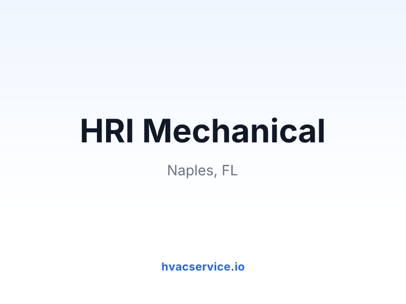 HRI Mechanical