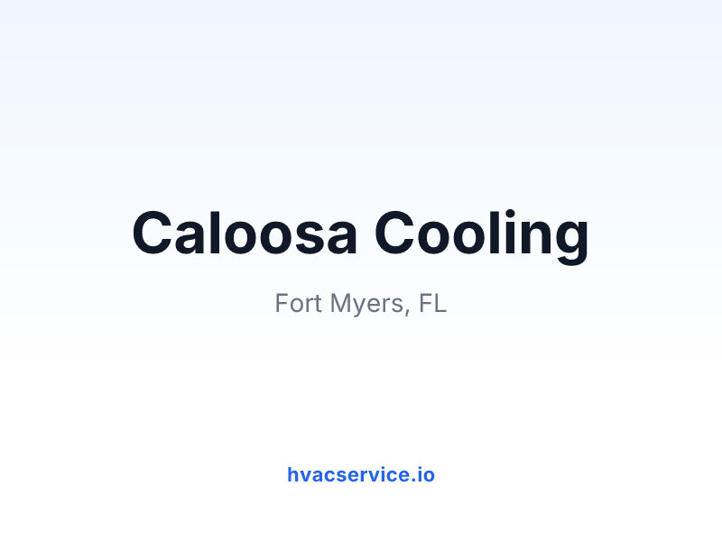 Caloosa Cooling