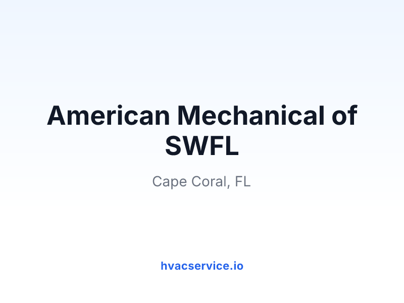 American Mechanical of SWFL