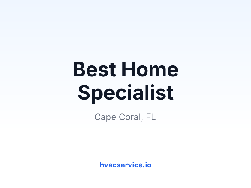 Best Home Specialist