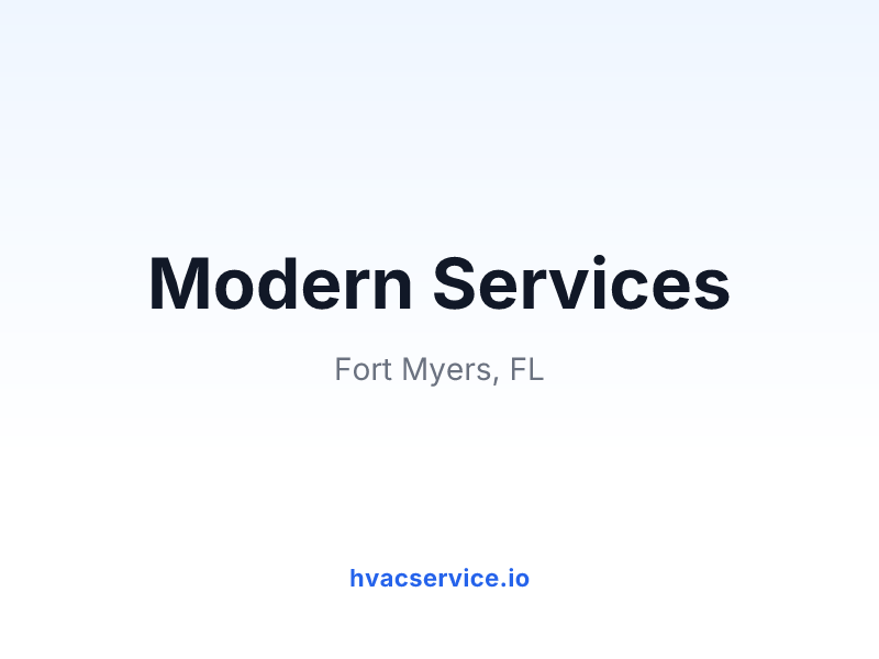 Modern Services