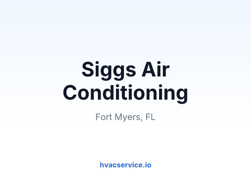 Siggs Air Conditioning