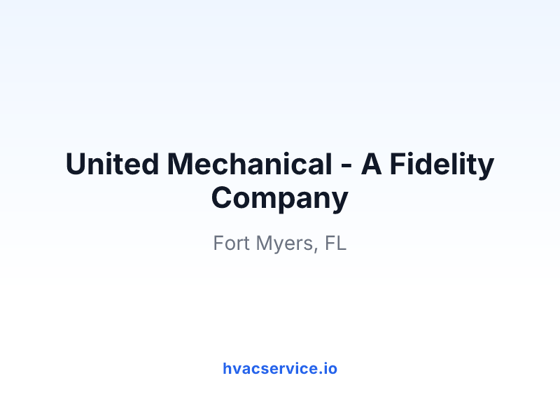 United Mechanical - A Fidelity Company