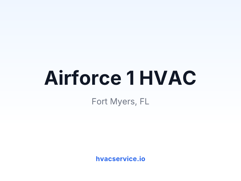 Airforce 1 HVAC