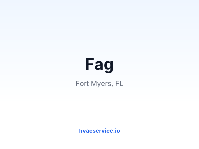 Fag