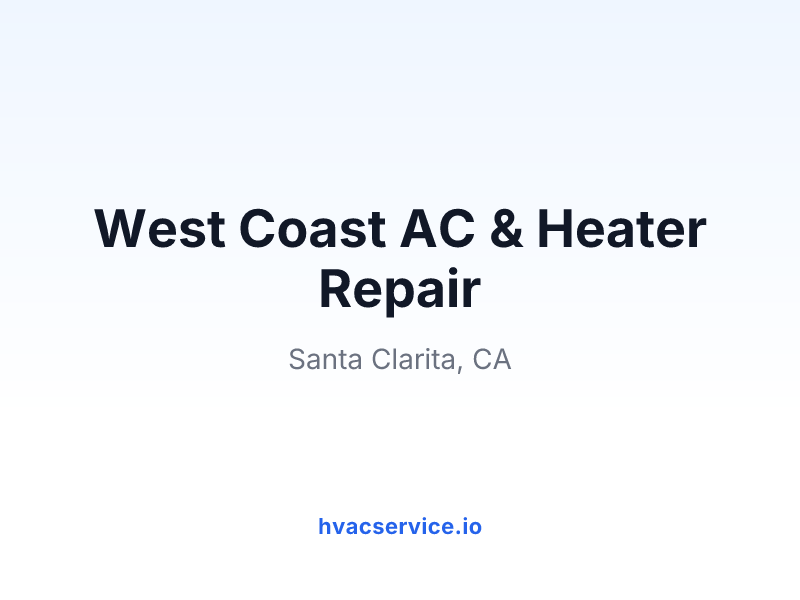 West Coast AC & Heater Repair
