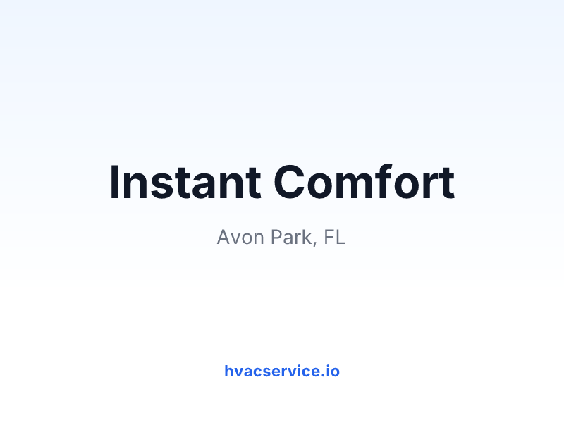 Instant Comfort