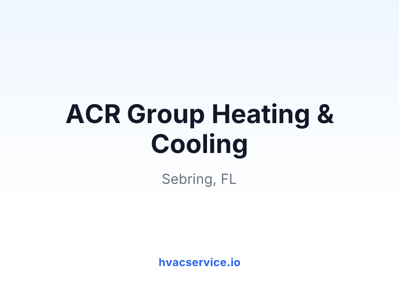 ACR Group Heating & Cooling