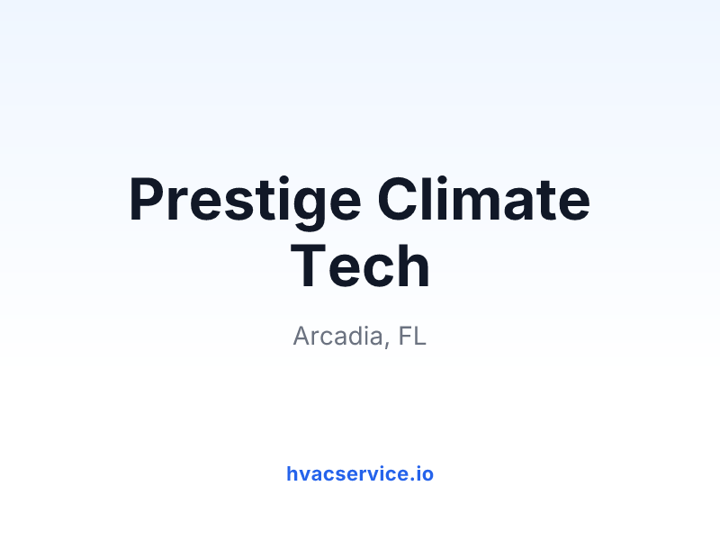 Prestige Climate Tech