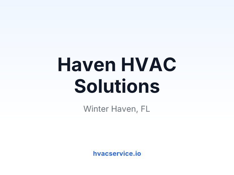 Haven HVAC Solutions