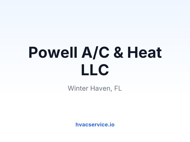 Powell A/C & Heat LLC