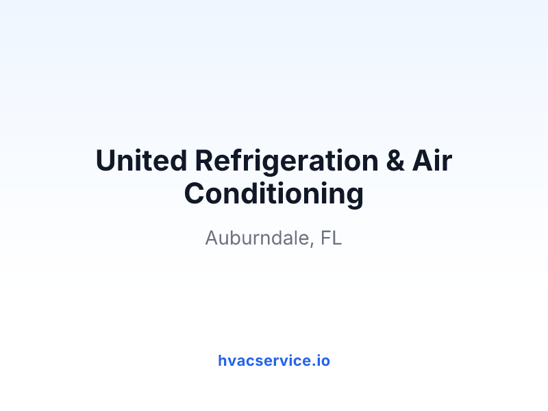 United Refrigeration & Air Conditioning