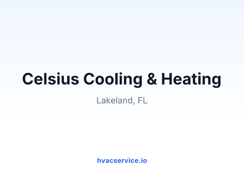 Celsius Cooling & Heating
